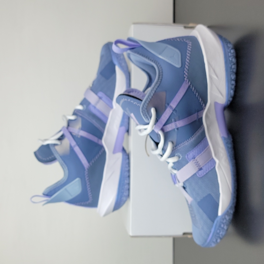 Air Jordan Why Not Zero.4 Indigo Fog Purple Pulse Shoes Men's Size 9.5 - Picture 2 of 7